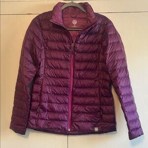REI Co-Op Women's Deep Purple Packable Down Puffer Jacket